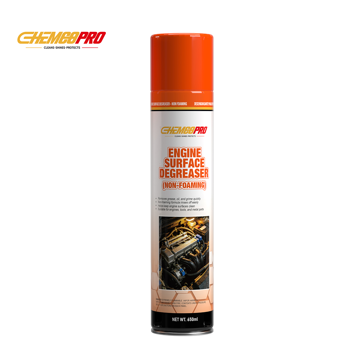 DESENGRASANTE PARA SUPERFICIES DE MOTOR – SIN ESPUMA